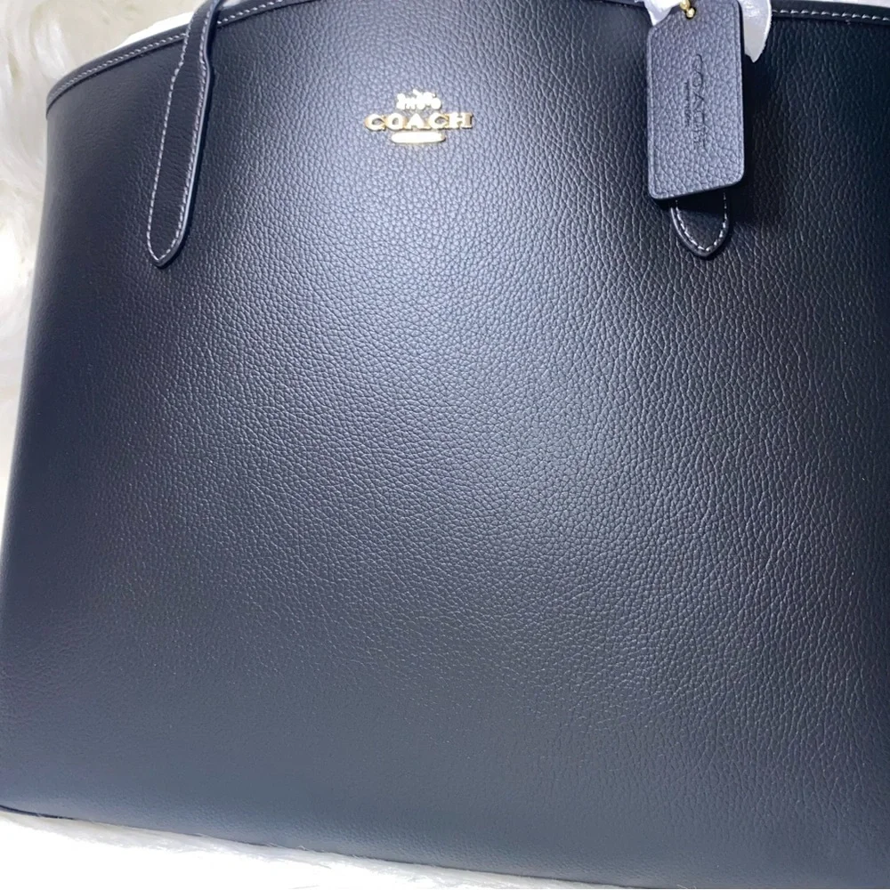 Coach 🖤 leather Tote bag New - Picture 10 of 13